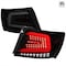 Spec-D Tuning SEDAN LED LIGHT BAR GLOSSY BLACK HOUSING AND SMOKED LENS, 2PK LT-WRX084BBLED-SQ-TM - alternate 1